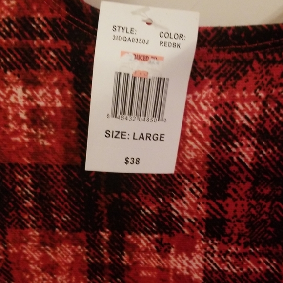 Red plaid dress - Picture 3 of 3